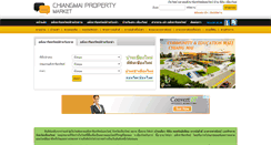 Desktop Screenshot of chiangmaipropertymarket.com